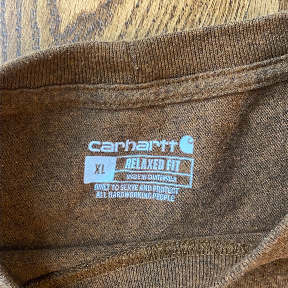Carhartt t- shirt bundle (2) shirts shirt sleeves relaxed fit loose fit XL - Picture 10 of 10